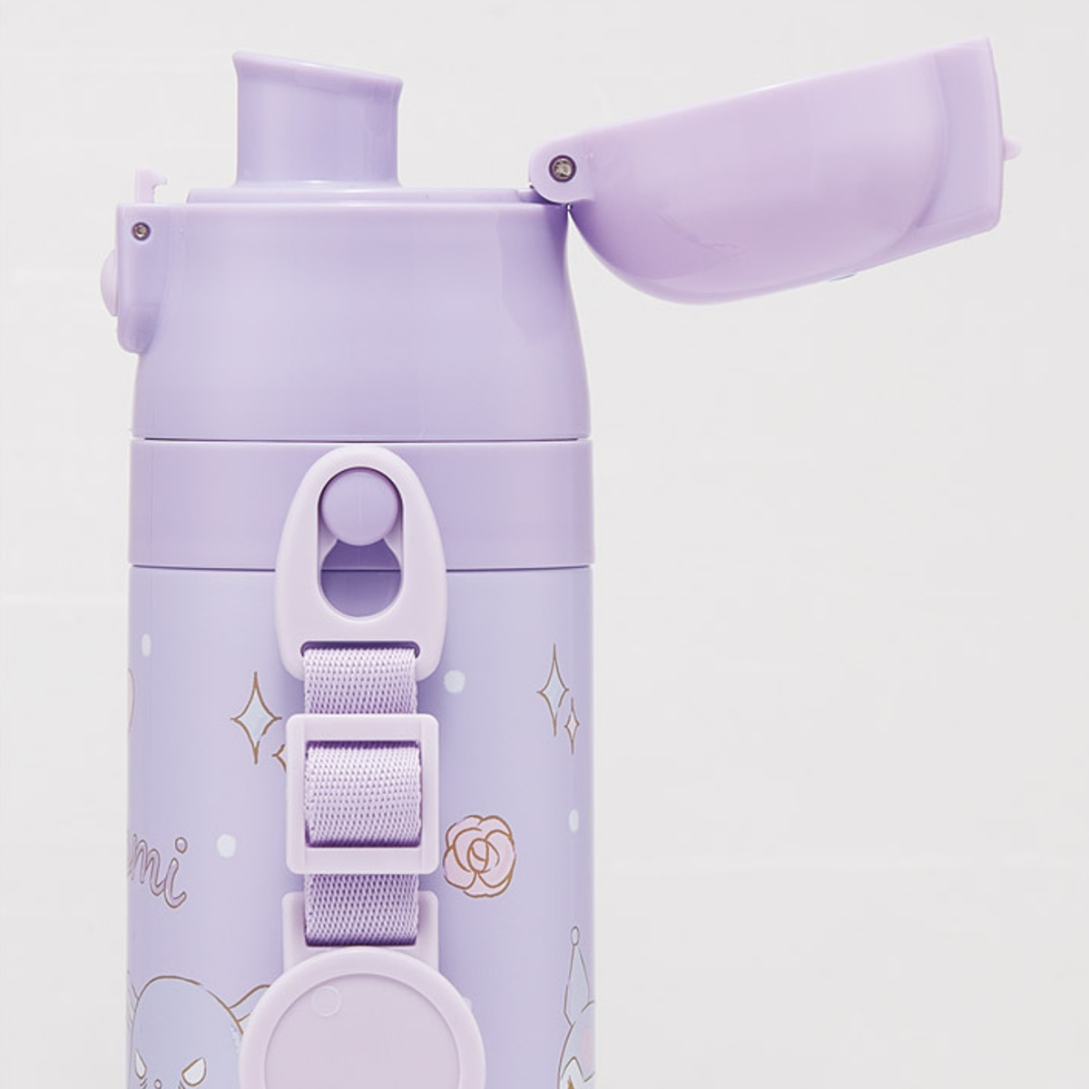 水筒 470ml 超軽量ダイレクトボトル クロミビックリボン ( クロミ 保冷 軽量 直飲み ワンタッチ ステンレスボトル 子供用水筒 子供 直のみ 軽い 超軽量 ワンプッシュ ダイレクトボトル ダイレクト ボトル ステンレス )