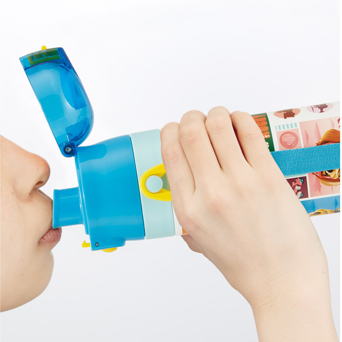 水筒 470ml 超軽量ダイレクトボトル パウパトロール25 ( パウパトロール 保冷 軽量 直飲み ワンタッチ ステンレスボトル 子供用水筒 子供 直のみ 軽い 超軽量 ワンプッシュ ダイレクトボトル ダイレクト ボトル ステンレス )