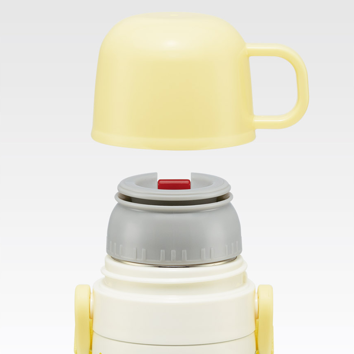 水筒 350ml 子供用2WAYボトル ミッキー&フレンズ風船 ( ディズニー 保温 保冷 ワンタッチ コップ飲み ストローボトル 2way ステンレスボトル ワンプッシュ 軽量 子供 子供用水筒 幼稚園 保育園 肩紐付き キッズ ボトル )