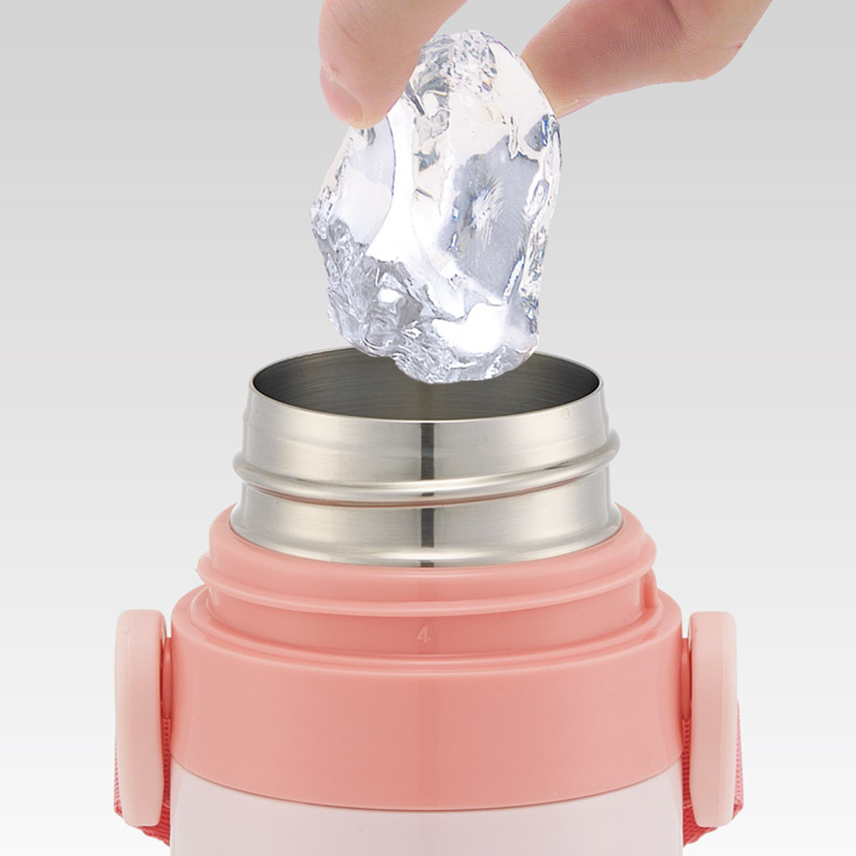 水筒 470ml 430ml 超軽量2WAYステンレスボトル キティビックリボン ( ハローキティ 保冷 保温 直飲み コップ付き ワンプッシュ マグボトル コップ飲み 2way 子供用 すいとう ボトル キッズ ワンタッチ ステンレス 超軽量 軽量 )