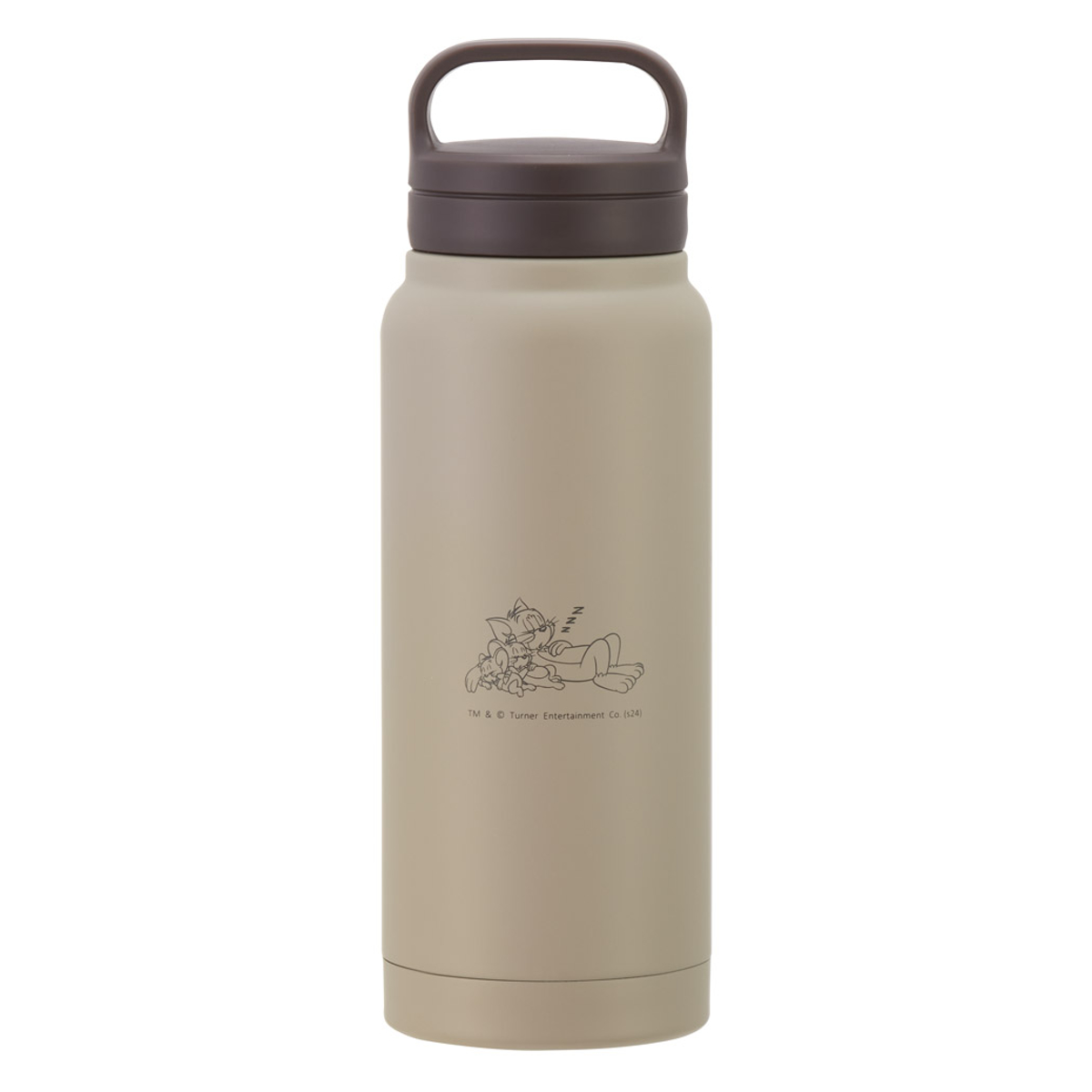 水筒 500ml スクリューハンドルマグボトル トム&ジェリー おひるね ( トムとジェリー 直飲み 保温 保冷 マグボトル ステンレスボトル ハンドル付き 真空二重構造 マグ ボトル ダイレクトボトル ステンレス マイボトル アウトドア )