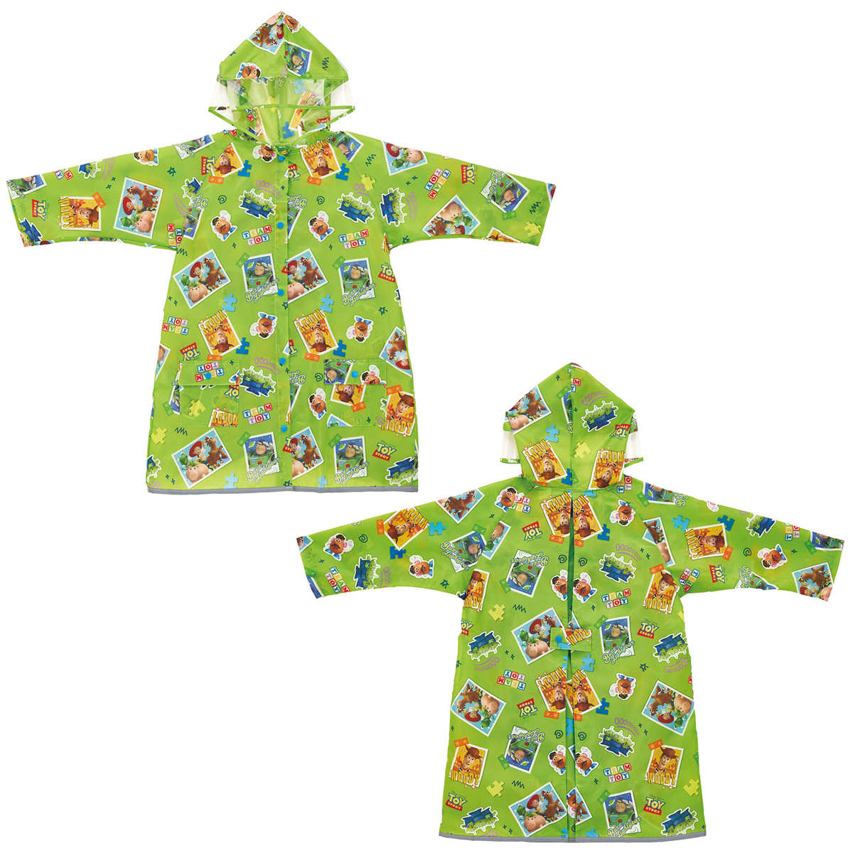 レインコート リュック・ランドセルが背負えるレインコート キッズ 子供用 ( 110~125cm かっぱ 雨具 レインウェア ランドセル リュック 対応 男の子 女の子 幼稚園 保育園 通園 雨合羽 入園 入学 準備 レイングッズ キャラクター ) 【パンどろぼう】 パンどろぼう