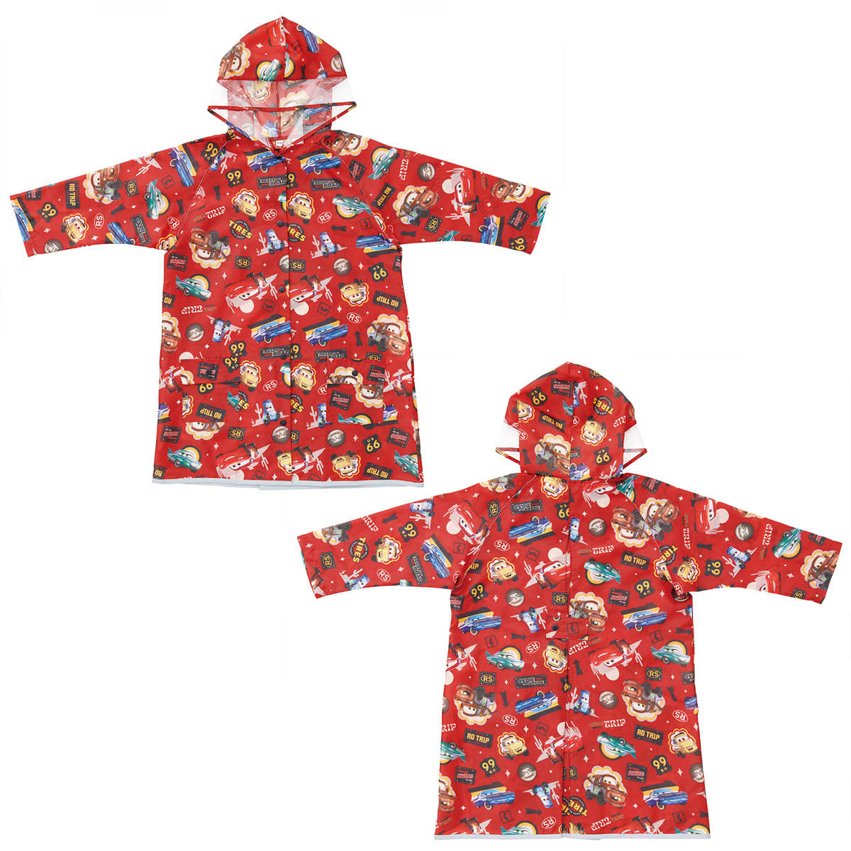 レインコート リュック・ランドセルが背負えるレインコート キッズ 子供用 ( 110~125cm かっぱ 雨具 レインウェア ランドセル リュック 対応 男の子 女の子 幼稚園 保育園 通園 雨合羽 入園 入学 準備 レイングッズ キャラクター ) 【パンどろぼう】 パンどろぼう