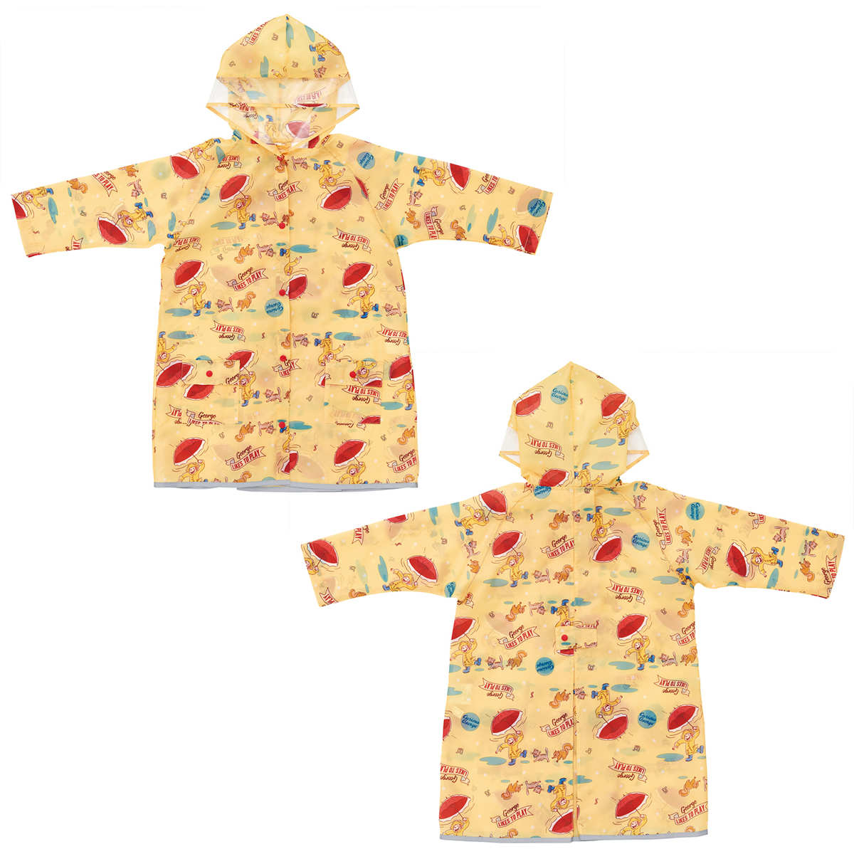 レインコート リュック・ランドセルが背負えるレインコート キッズ 子供用 ( 110~125cm かっぱ 雨具 レインウェア ランドセル リュック 対応 男の子 女の子 幼稚園 保育園 通園 雨合羽 入園 入学 準備 レイングッズ キャラクター ) 【パンどろぼう】 パンどろぼう