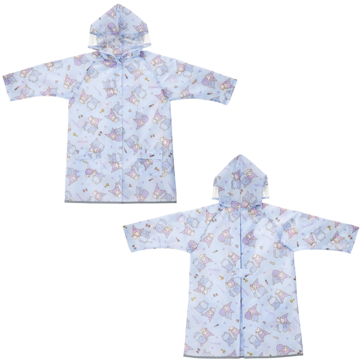 レインコート リュック・ランドセルが背負えるレインコート キッズ 子供用 ( 110~125cm かっぱ 雨具 レインウェア ランドセル リュック 対応 男の子 女の子 幼稚園 保育園 通園 雨合羽 入園 入学 準備 レイングッズ キャラクター ) 【パンどろぼう】 パンどろぼう