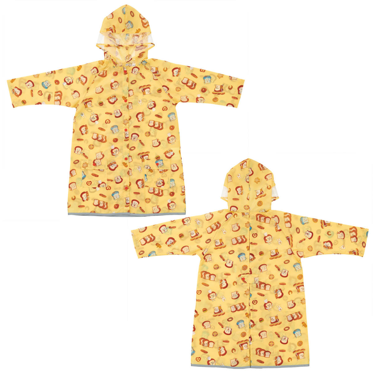 レインコート リュック・ランドセルが背負えるレインコート キッズ 子供用 ( 110~125cm かっぱ 雨具 レインウェア ランドセル リュック 対応 男の子 女の子 幼稚園 保育園 通園 雨合羽 入園 入学 準備 レイングッズ キャラクター ) 【パンどろぼう】 パンどろぼう