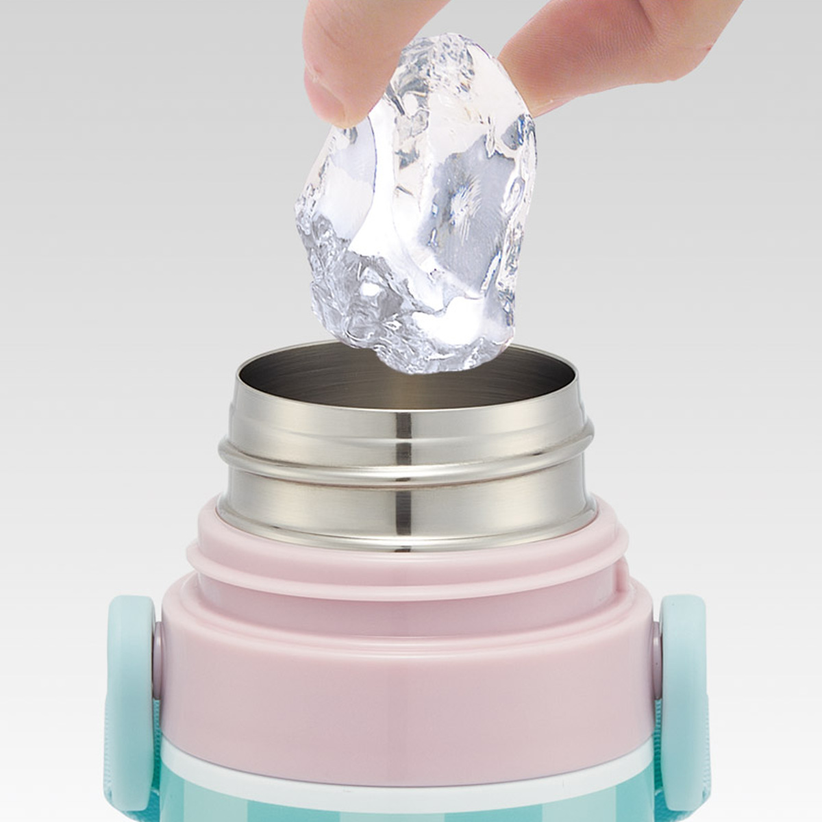 水筒 470ml 430ml 超軽量2WAYステンレスボトル ポケモンポッピング ( 保冷 保温 直飲み コップ付き ワンプッシュ マグボトル コップ飲み 2way 子供用 すいとう ボトル キッズ ワンタッチ ステンレス 超軽量 軽量 )