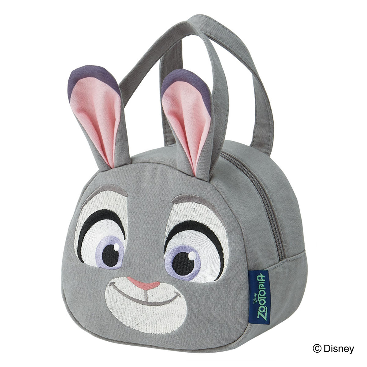 ランチバッグ スエット素材ダイカットバッグ ズートピア ジュディ （ ディズニー お弁当袋 子供用カバン 子供 スウェット素材 鞄 ダイカット カバン 子ども用 子供用 キッズ 持ち手付き お弁当バッグ バッグ かばん ）