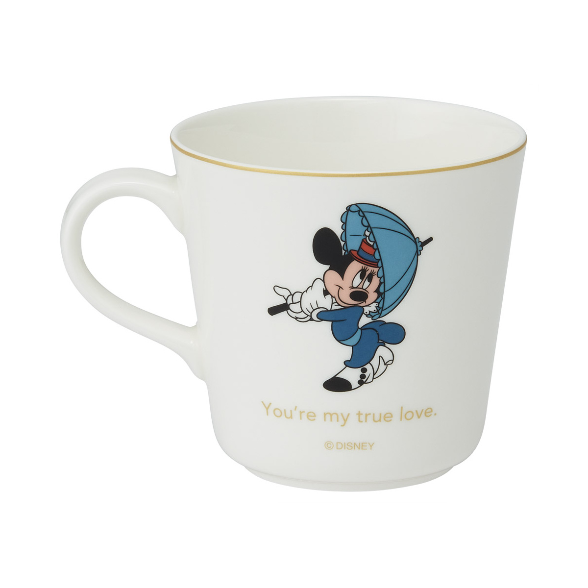マグカップ 290ml マグ 大 ミッキー&ミニー ( 日本製 電子レンジ対応 食洗機対応 磁器 ディズニー キャラクター かわいい カップ コップ コーヒー 紅茶 ティータイム ミッキー ミニー )