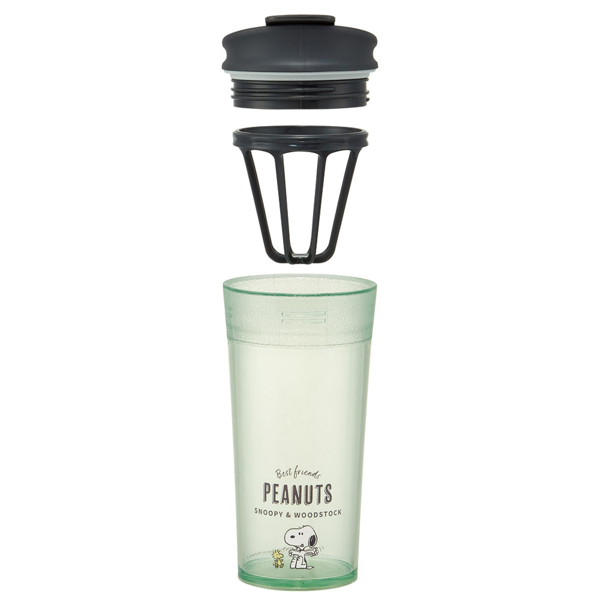 タンブラー 420ml シェイカー付タンブラー ( スヌーピー くまのプーさん プーさん シナモロール ミッフィー ディズニー シェイカー ボトル プロテイン 青汁 キャラクター 持ち運び ふた付き ) 【ミッフィー】 ミッフィー