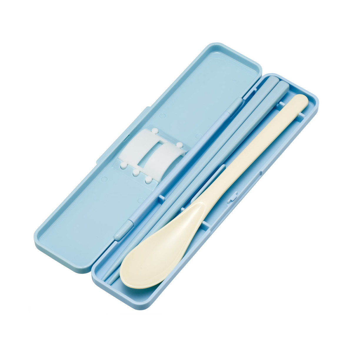 コンビセット 抗菌コンビセット ムーミンライトカラー ( ムーミン 食洗機対応 18センチ お箸 音の鳴らない カトラリー 抗菌 日本製 食洗機OK カトラリーセット 銀 AG 持ち運び お弁当 弁当 抗菌加工 箸箱 )