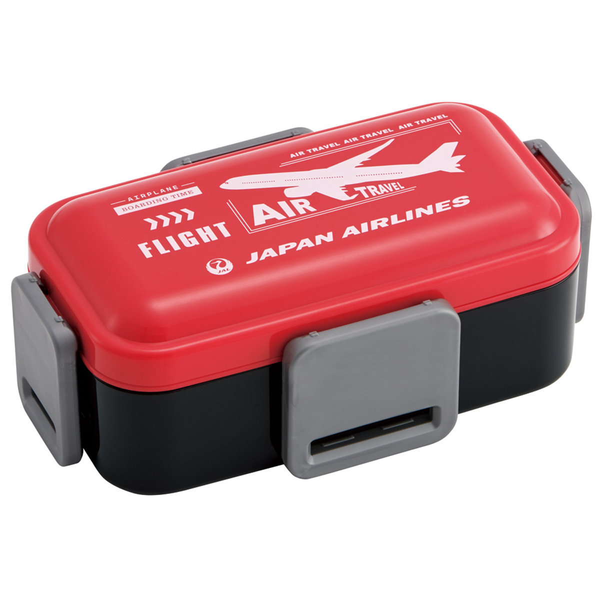 弁当箱 2段 600ml 抗菌2段ふわっと弁当箱 JAL ( ランチボックス 食洗機対応 レンジ対応 二段 抗菌 ドーム型 4点ロック 日本製 仕切り付き 銀 AG 食洗機OK レンジOK お弁当 弁当 抗菌加工 二段弁当 )