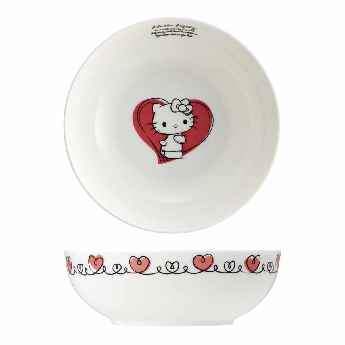プレート 13cm フルーツ皿 サンリオ ( ハローキティ マイメロディ クロミ キャラクター かわいい 皿 お皿 電子レンジ対応 食洗機対応 磁器 中鉢 サラダボウル シリアルボウル フルーツ 朝食 ) 【マイメロディ】 マイメロディ