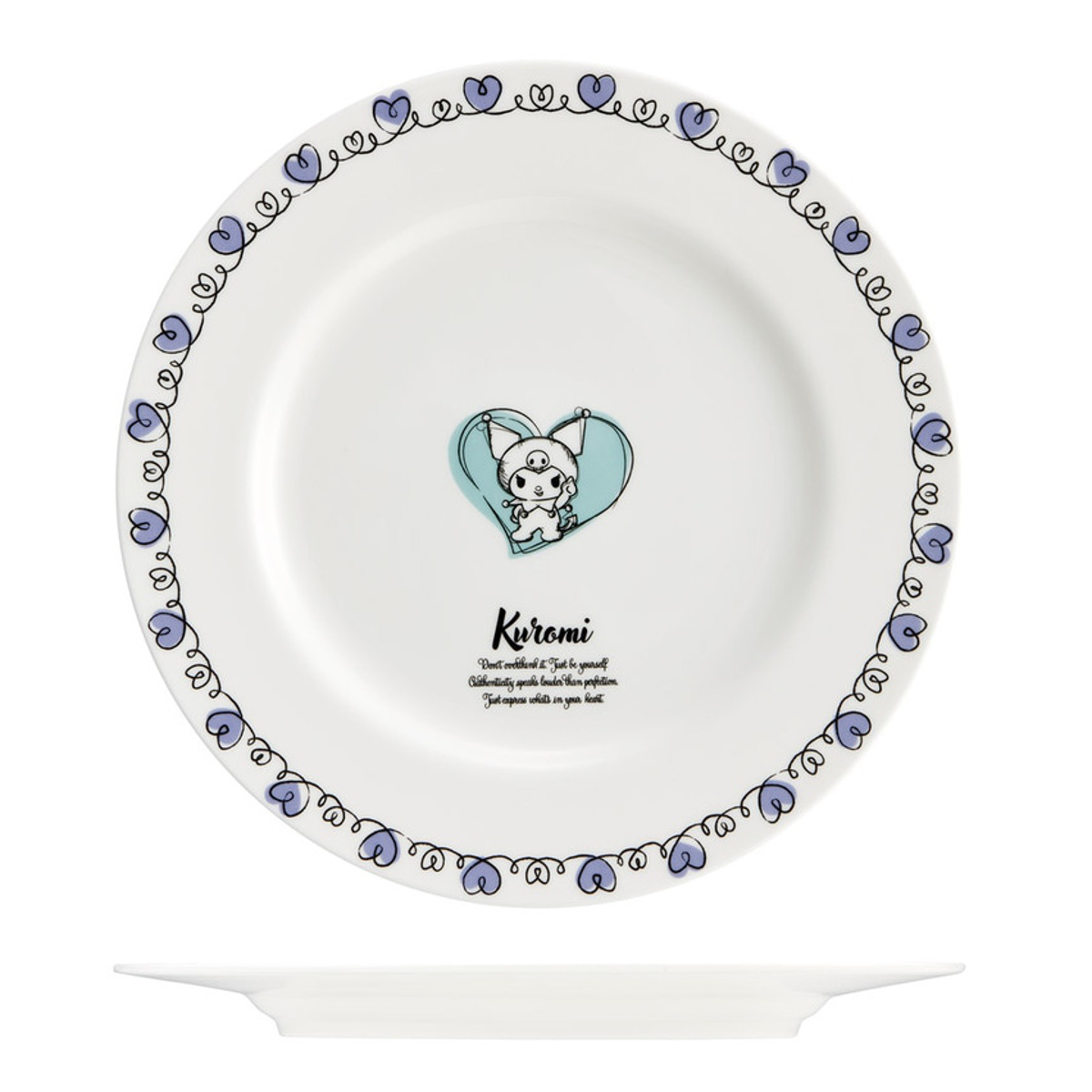 プレート 23cm サンリオ ( ハローキティ マイメロディ キャラクター かわいい 皿 お皿 電子レンジ対応 食洗機対応 磁器 リムプレート パン皿 トースト皿 中皿 モーニングプレート デザート スイーツ 朝食 ) 【ハローキティ】 ハローキティ