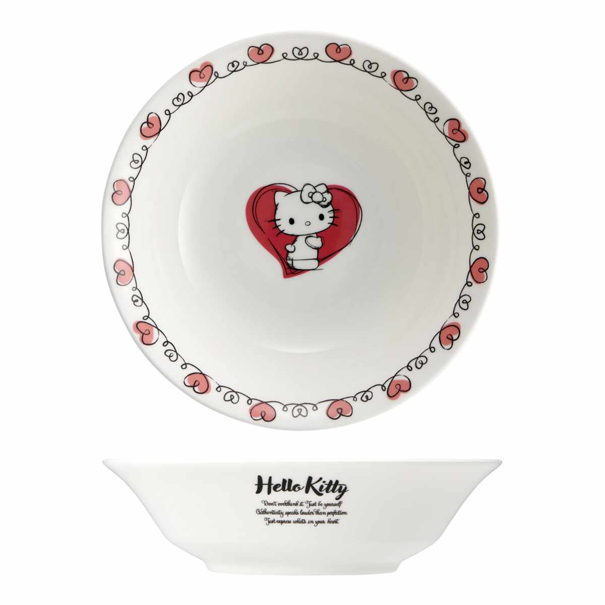 ボウル 16cm シリアルボウル サンリオ ( ハローキティ マイメロディ クロミ キャラクター かわいい 皿 お皿 電子レンジ対応 食洗機対応 磁器 うつわ 器 中鉢 サラダボウル シリアル フルーツ 朝食 ) 【クロミ】 クロミ