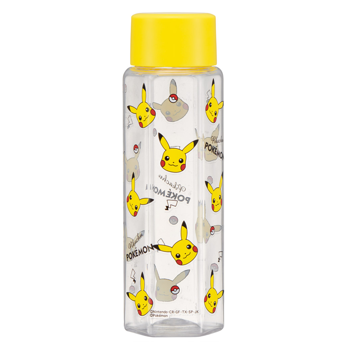 水筒 250ml 六角ブローボトル ポケットモンスター ( ピカチュウ 直飲み プラボトル ダイレクトボトル マグボトル 常温 軽量 クリア 直のみ マグ ボトル スリム 健康 ドリンク クリアボトル ウォーターボトル かわいい )