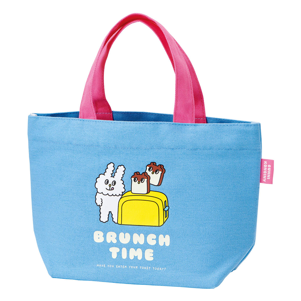 ランチバッグ 帆布ランチトートバッグ バニーコンビニ （ 弁当袋 お弁当袋 お弁当入れ ランチトートバッグ お弁当バッグ キャンバス バッグ 手提げ 買い物 お弁当 弁当 お弁当箱 袋 弁当箱 給食袋 ）