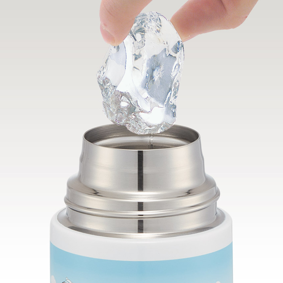 水筒 580ml 超軽量ダイレクトボトル すみっコぐらししろくまふるさと ( すみっコぐらし 保冷 軽量 直飲み ワンタッチ ステンレスボトル 子供用水筒 子供 直のみ 軽い 超軽量 ワンプッシュ ダイレクトボトル ダイレクト ボトル )