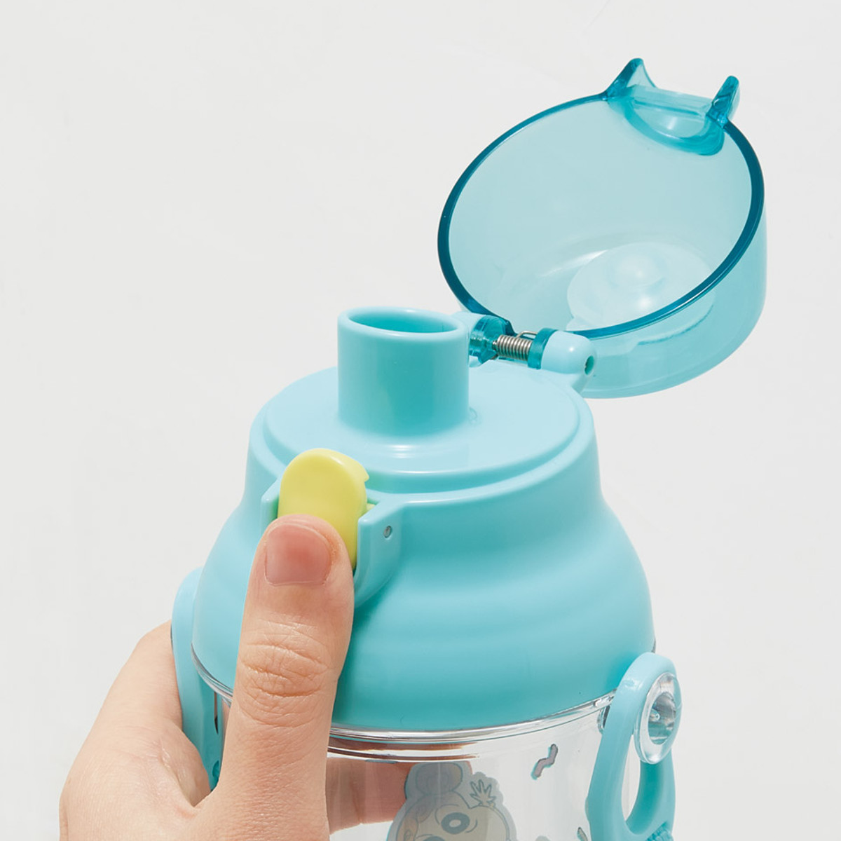 水筒 480ml 食洗機対応プラクリアボトル クレヨンしんちゃん ( 食洗機対応 直飲み プラボトル プラスチック ワンプッシュ ボトル 軽量 日本製 キッズ 子供用 クリアボトル クリア ダイレクトボトル 直のみ 食洗機 対応 )