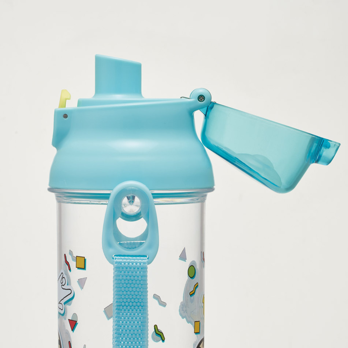 水筒 480ml 食洗機対応プラクリアボトル クレヨンしんちゃん ( 食洗機対応 直飲み プラボトル プラスチック ワンプッシュ ボトル 軽量 日本製 キッズ 子供用 クリアボトル クリア ダイレクトボトル 直のみ 食洗機 対応 )