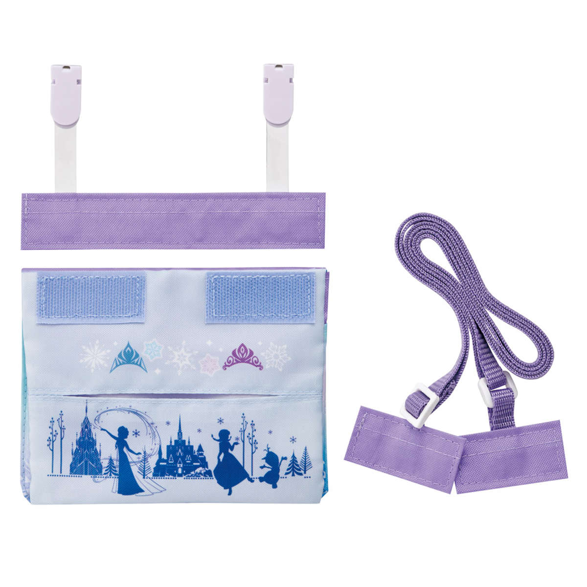 おでかけ2WAYポケット アナと雪の女王25 バッグ ( アナと雪の女王 おでかけポケット ポーチ ミニポーチ ミニバッグ ポケット付き キッズ 2WAY ショルダー 子供 かばん ティッシュ入れ )