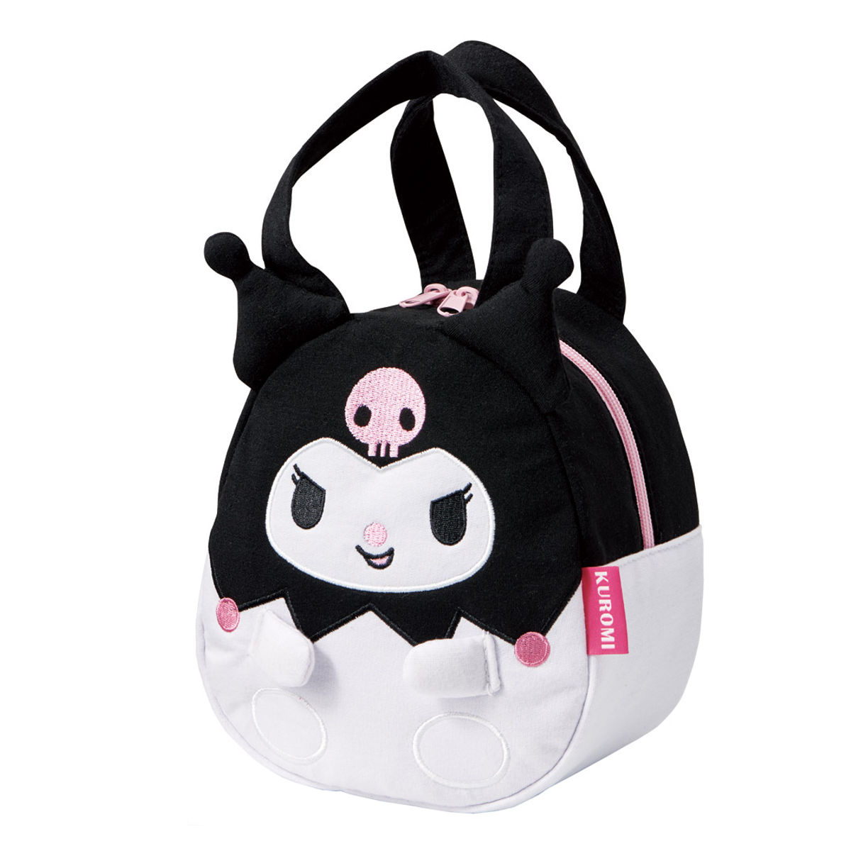 ランチバッグ スエット素材ダイカットバッグ クロミ ( お弁当袋 子供用カバン 子供 スウェット素材 鞄 ダイカット カバン 子ども用 子供用 キッズ 持ち手付き お弁当バッグ バッグ かばん )