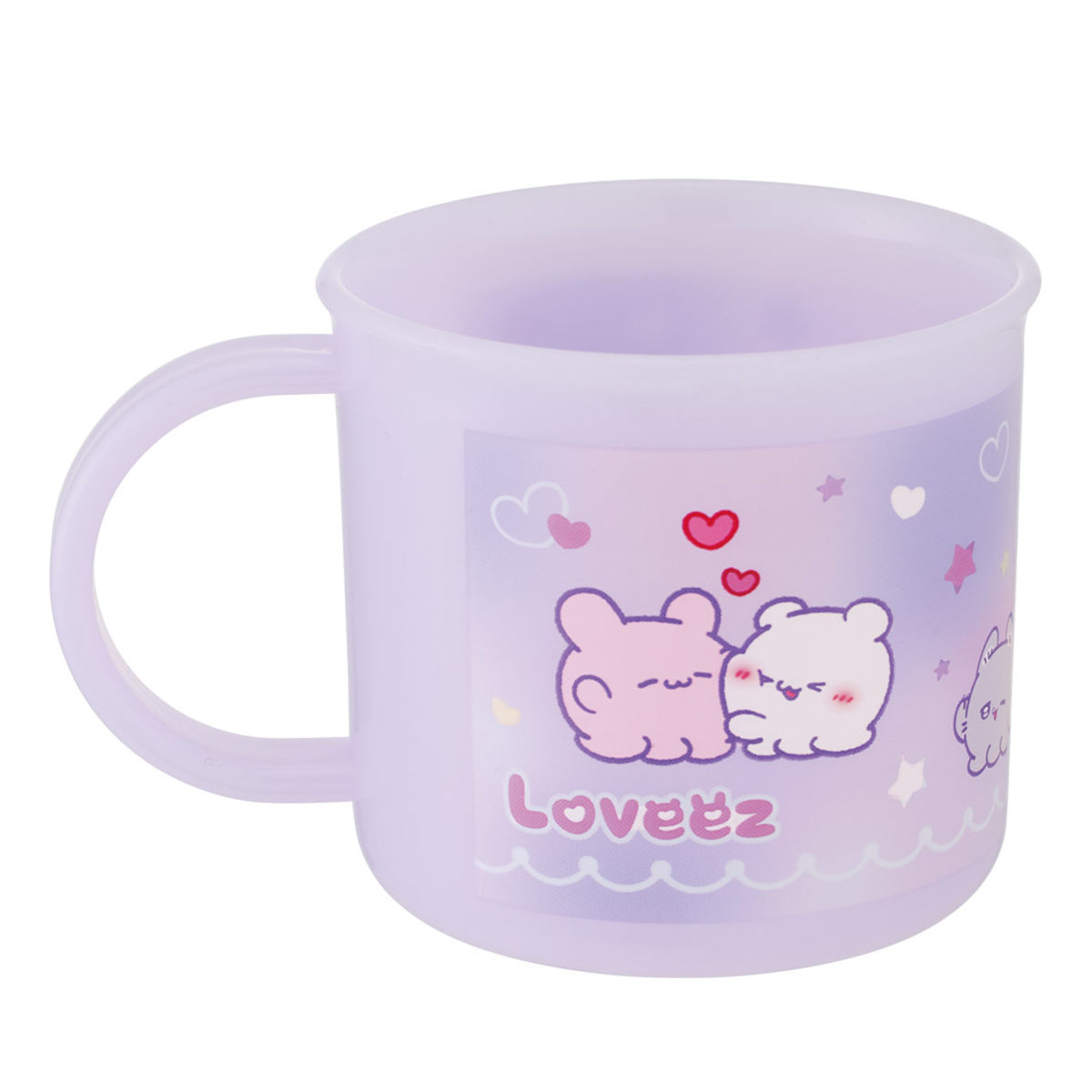 コップ 200ml 抗菌食洗機対応プラコップ らぶい~ず ( プラコップ 抗菌 耐熱 食洗機対応 レンジ対応 日本製 プラスチック製 食洗機OK レンジOK 抗菌加工 給食 AG 銀 小さい マグ プラ カップ )