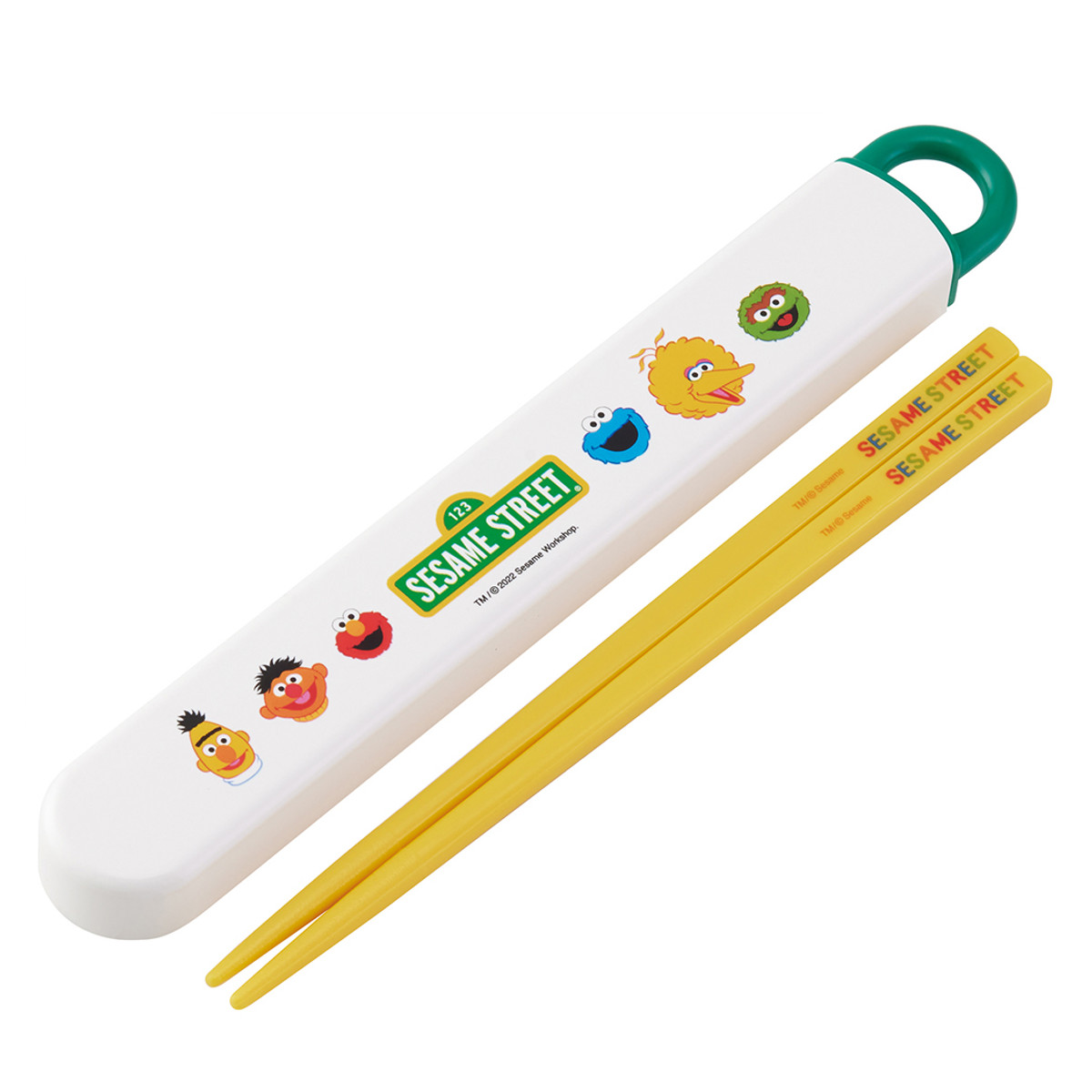 箸セット 抗菌食洗機対応箸箱セット セサミストリート ( 箸 16.5cm 食洗機対応 抗菌 お箸 箸箱 子供 日本製 16.5センチ カトラリー 食洗機OK お弁当用 給食 お弁当 弁当 幼稚園 保育園 キッズ )