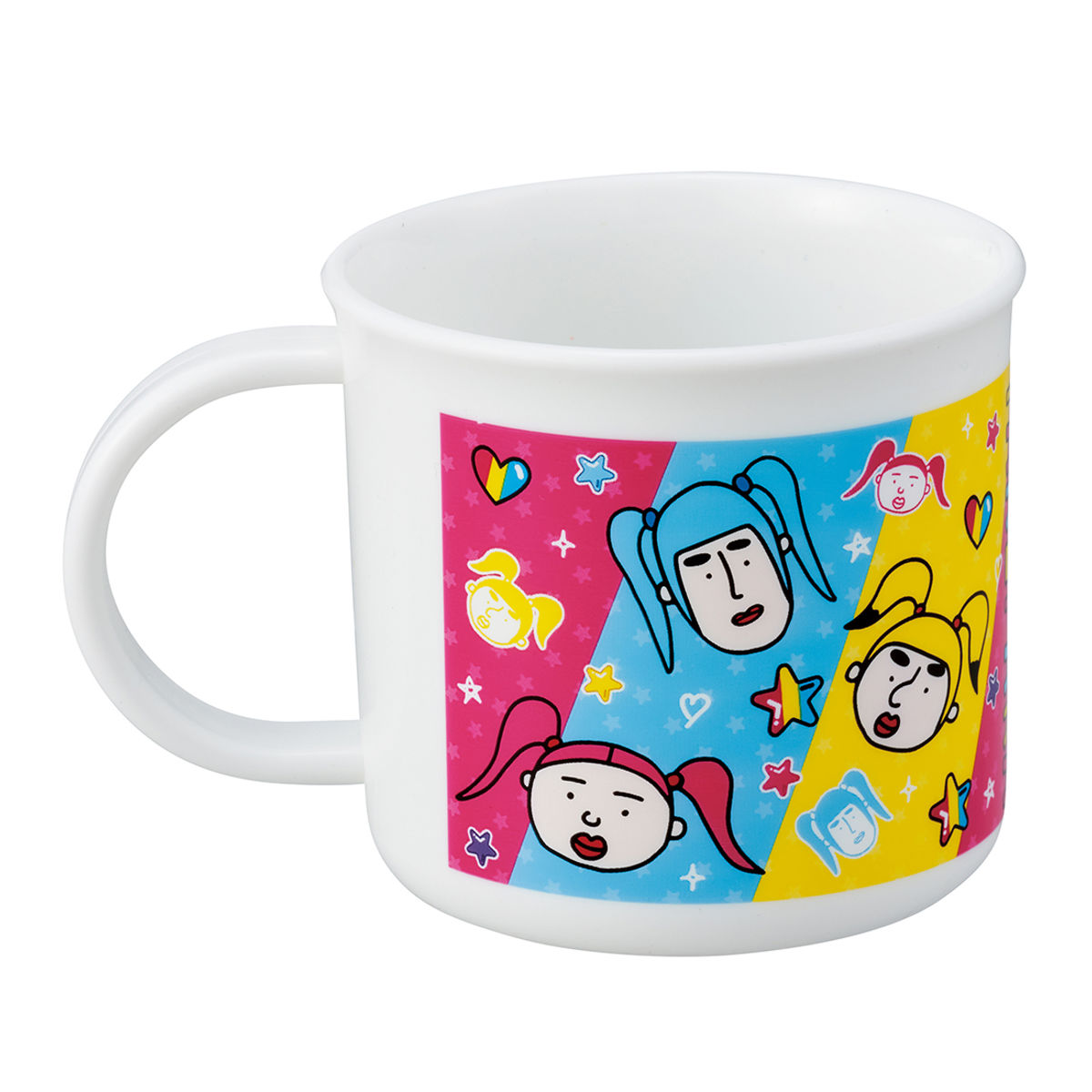 コップ 200ml 抗菌食洗機対応プラコップ 竹下☆ぱらだいす ( 竹ぱら プラコップ 抗菌 耐熱 食洗機対応 レンジ対応 日本製 プラスチック製 食洗機OK レンジOK 抗菌加工 給食 AG 銀 小さい マグ プラ カップ )