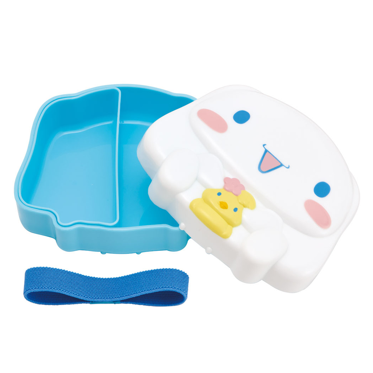 弁当箱 ダイカットランチボックス シナモロール ( お弁当箱 キャラクター ランチボックス レンジ対応 一段 子供 キャラ弁 デコ弁 幼稚園 保育園 中子付き ランチベルト付き キッズ 弁当 )