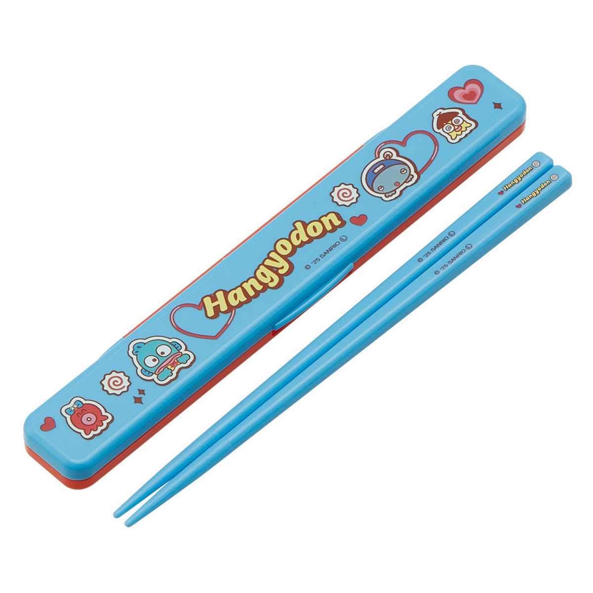 箸箱セット 抗菌音の鳴らない箸箱セット HGパーティー ( ハンギョドン 箸 お箸 箸箱 セット 抗菌 食洗機対応 大人用 日本製 食洗器OK 音が鳴らない カトラリーセット 持ち運び 携帯 カトラリー お箸セット 通勤 通学 )