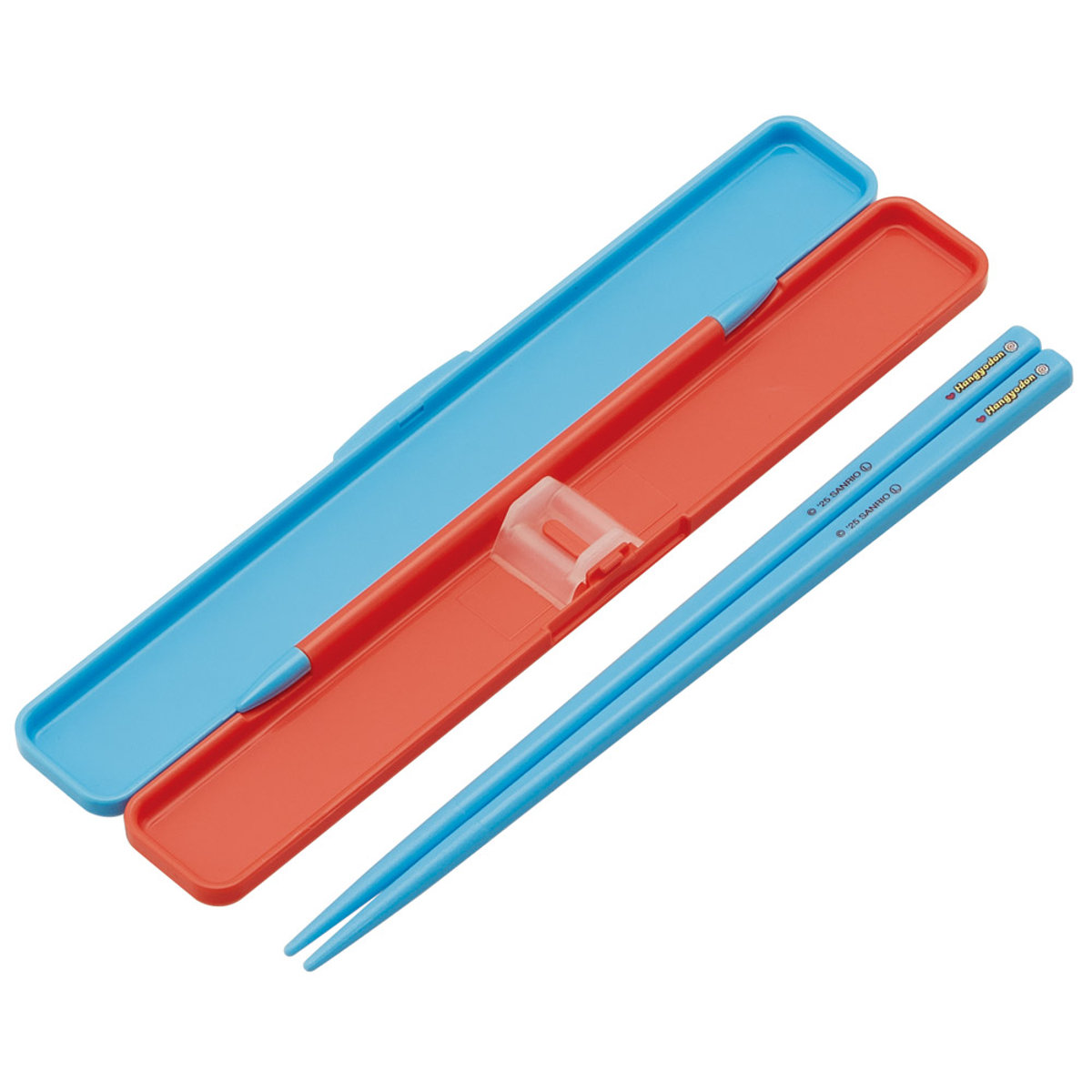 箸箱セット 抗菌音の鳴らない箸箱セット HGパーティー ( ハンギョドン 箸 お箸 箸箱 セット 抗菌 食洗機対応 大人用 日本製 食洗器OK 音が鳴らない カトラリーセット 持ち運び 携帯 カトラリー お箸セット 通勤 通学 )