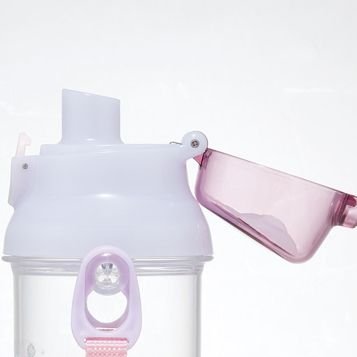 水筒 480ml 食洗機対応プラクリアボトル プリンセスシルエット ( 食洗機対応 直飲み プラボトル プラスチック ワンプッシュ ボトル 軽量 日本製 キッズ 子供用 クリアボトル クリア ダイレクトボトル 直のみ 食洗機 対応 )