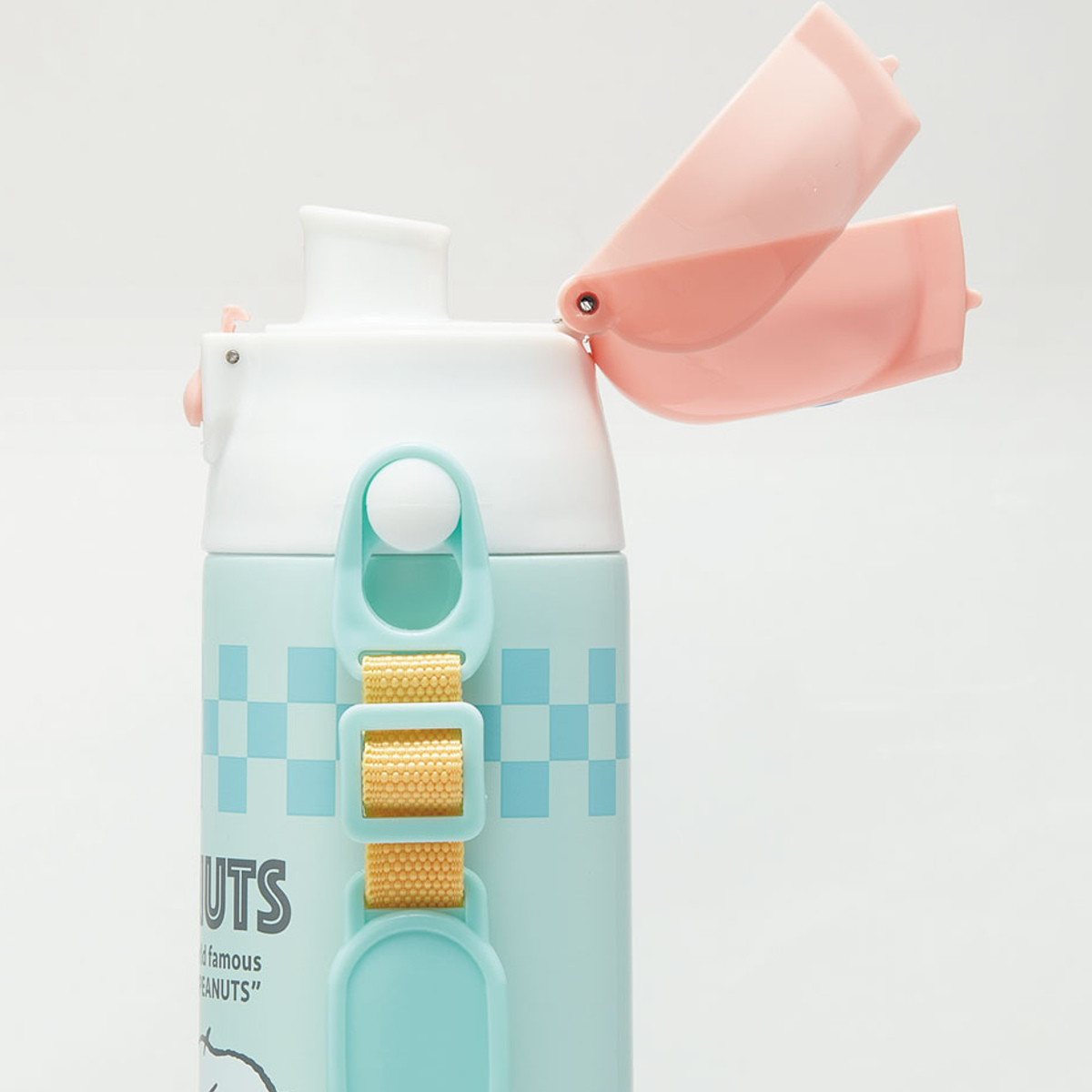 水筒 580ml 超軽量ダイレクトボトル スヌーピー 80sカフェ ( 保冷 軽量 直飲み ワンタッチ ステンレスボトル 子供用水筒 子供 直のみ 軽い 超軽量 ワンプッシュ ダイレクトボトル ダイレクト ボトル ワンタッチボトル )