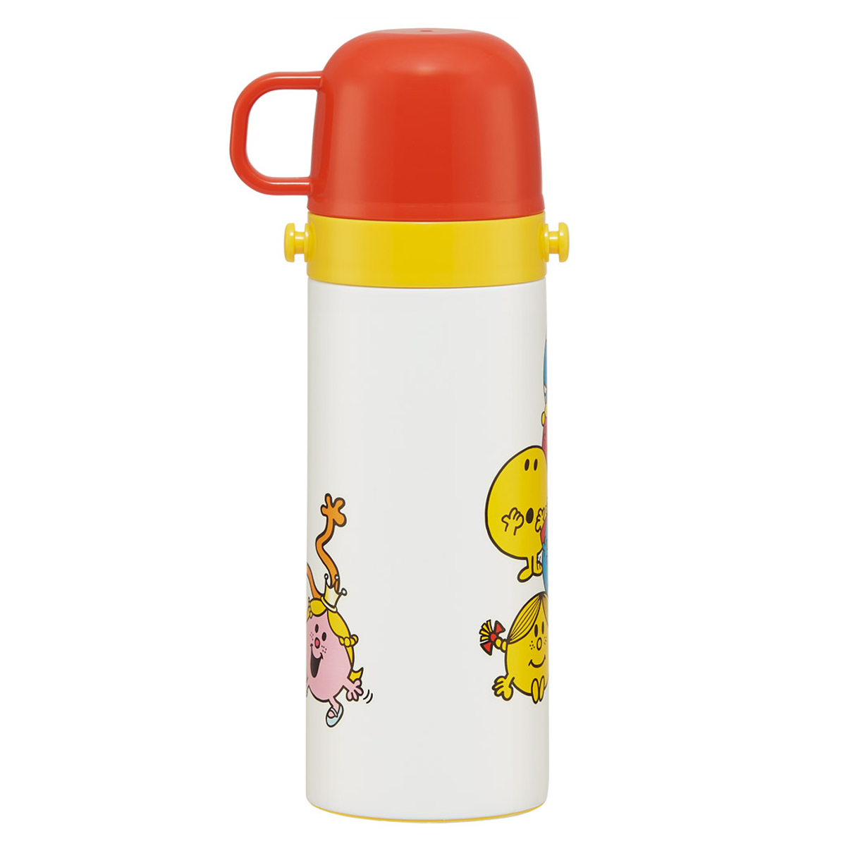 水筒 470ml 430ml 超軽量2WAYステンレスボトル Mr.Men ( 保冷 保温 直飲み コップ付き ワンプッシュ マグボトル コップ飲み 2way 子供用 すいとう ボトル キッズ ワンタッチ ステンレス 超軽量 軽量 )