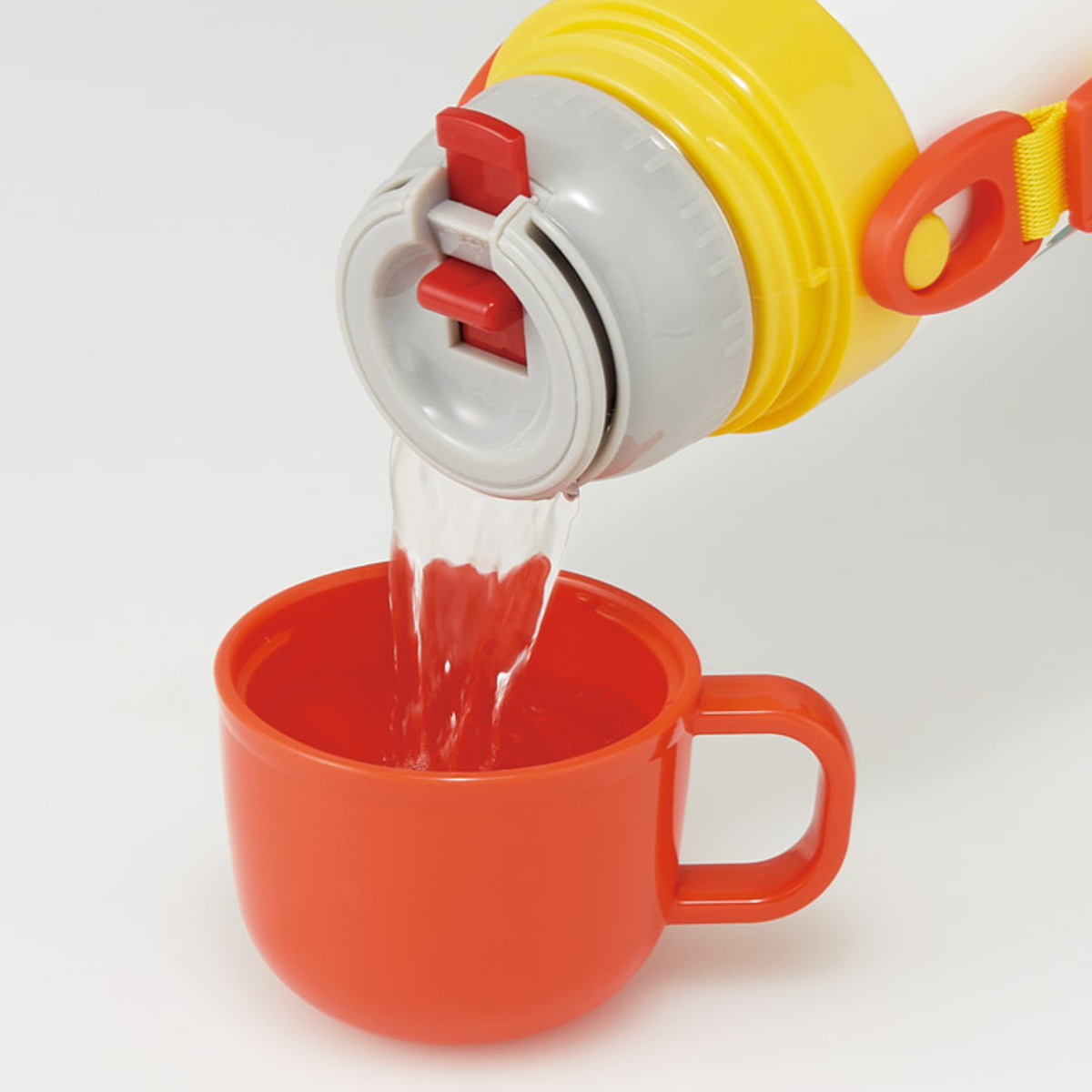 水筒 470ml 430ml 超軽量2WAYステンレスボトル Mr.Men ( 保冷 保温 直飲み コップ付き ワンプッシュ マグボトル コップ飲み 2way 子供用 すいとう ボトル キッズ ワンタッチ ステンレス 超軽量 軽量 )