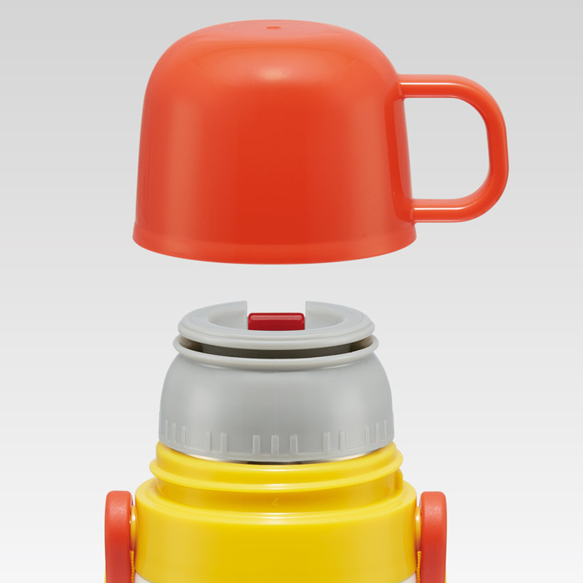 水筒 470ml 430ml 超軽量2WAYステンレスボトル Mr.Men ( 保冷 保温 直飲み コップ付き ワンプッシュ マグボトル コップ飲み 2way 子供用 すいとう ボトル キッズ ワンタッチ ステンレス 超軽量 軽量 )