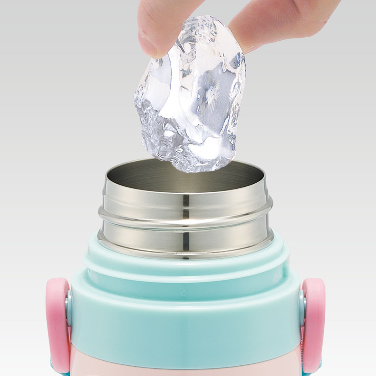 水筒 470ml 430ml 超軽量2WAYステンレスボトル パウパトロールGIRL ( 保冷 保温 直飲み コップ付き ワンプッシュ マグボトル コップ飲み 2way 子供用 すいとう ボトル キッズ ワンタッチ ステンレス 超軽量 軽量 )