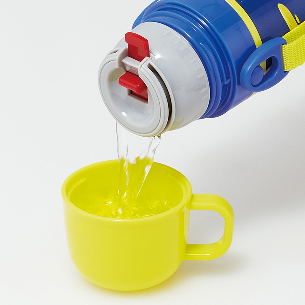 水筒 470ml 430ml 超軽量2WAYステンレスボトル スプラトゥーン3 ( 保冷 保温 直飲み コップ付き ワンプッシュ マグボトル コップ飲み 2way 子供用 すいとう ボトル キッズ ワンタッチ ステンレス 超軽量 軽量 )