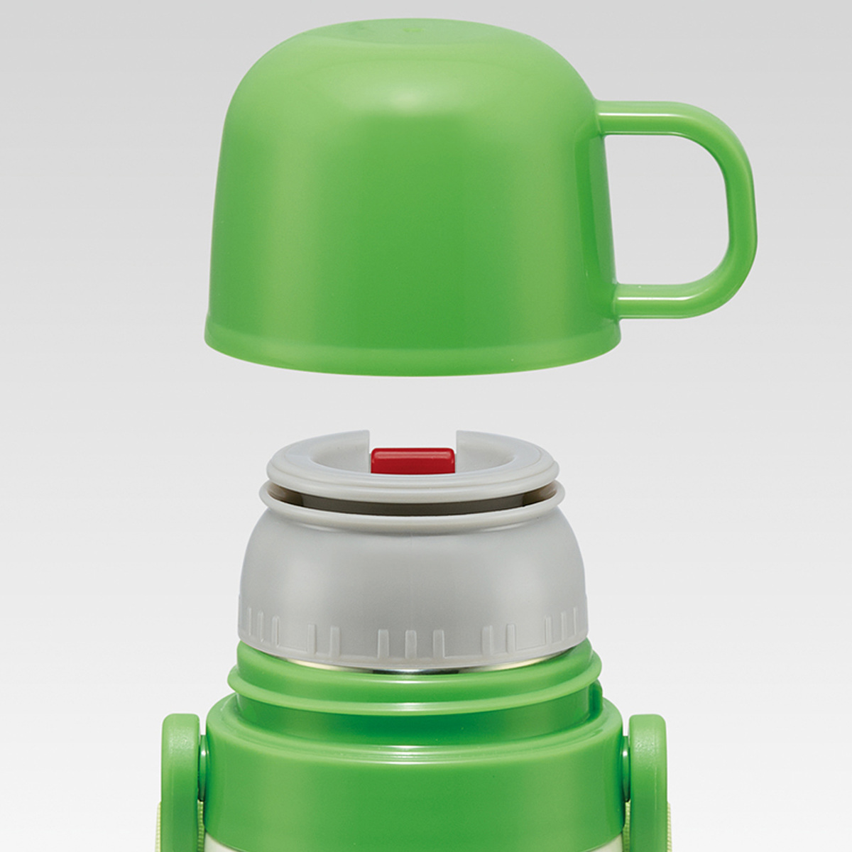 水筒 470ml 430ml 超軽量2WAYステンレスボトル ピクミン ( 保冷 保温 直飲み コップ付き ワンプッシュ マグボトル コップ飲み 2way 子供用 すいとう ボトル キッズ ワンタッチ ステンレス 超軽量 軽量 )