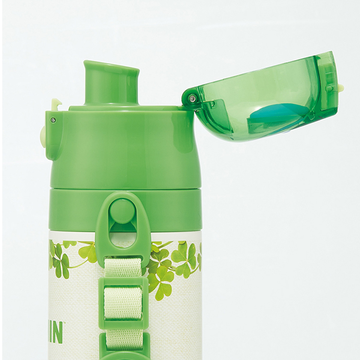 水筒 470ml 430ml 超軽量2WAYステンレスボトル ピクミン ( 保冷 保温 直飲み コップ付き ワンプッシュ マグボトル コップ飲み 2way 子供用 すいとう ボトル キッズ ワンタッチ ステンレス 超軽量 軽量 )