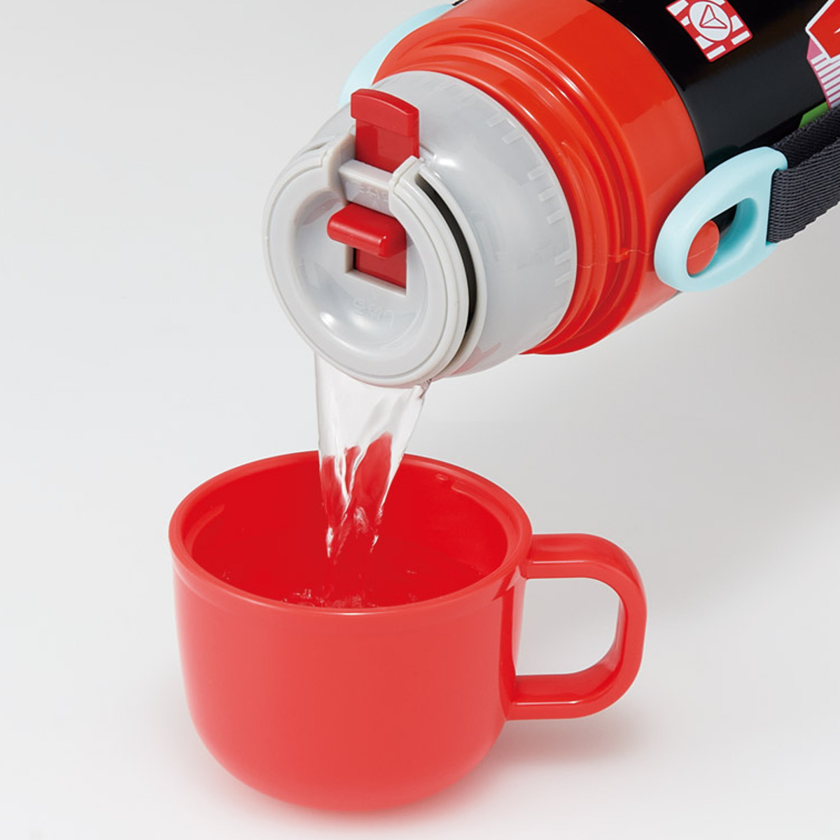 水筒 470ml 430ml 超軽量2WAYステンレスボトル トミカ25 ( 保冷 保温 直飲み コップ付き ワンプッシュ マグボトル コップ飲み 2way 子供用 すいとう ボトル キッズ ワンタッチ ステンレス 超軽量 軽量 )