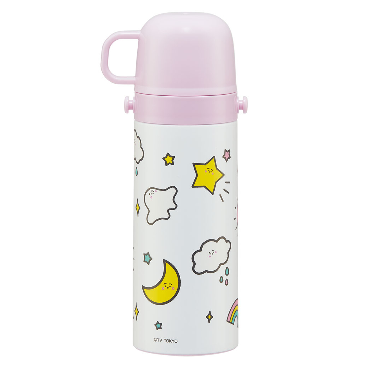 水筒 470ml 430ml 超軽量2WAYステンレスボトル シナぷしゅ ( 保冷 保温 直飲み コップ付き ワンプッシュ マグボトル コップ飲み 2way 子供用 すいとう ボトル キッズ ワンタッチ ステンレス 超軽量 軽量 )