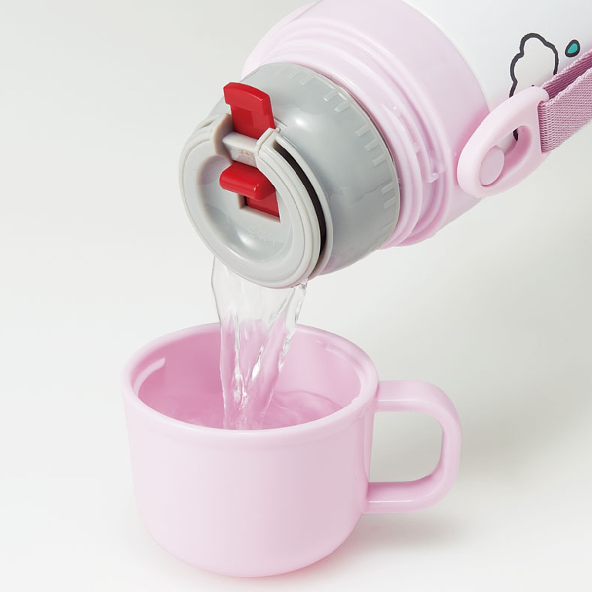 水筒 470ml 430ml 超軽量2WAYステンレスボトル シナぷしゅ ( 保冷 保温 直飲み コップ付き ワンプッシュ マグボトル コップ飲み 2way 子供用 すいとう ボトル キッズ ワンタッチ ステンレス 超軽量 軽量 )