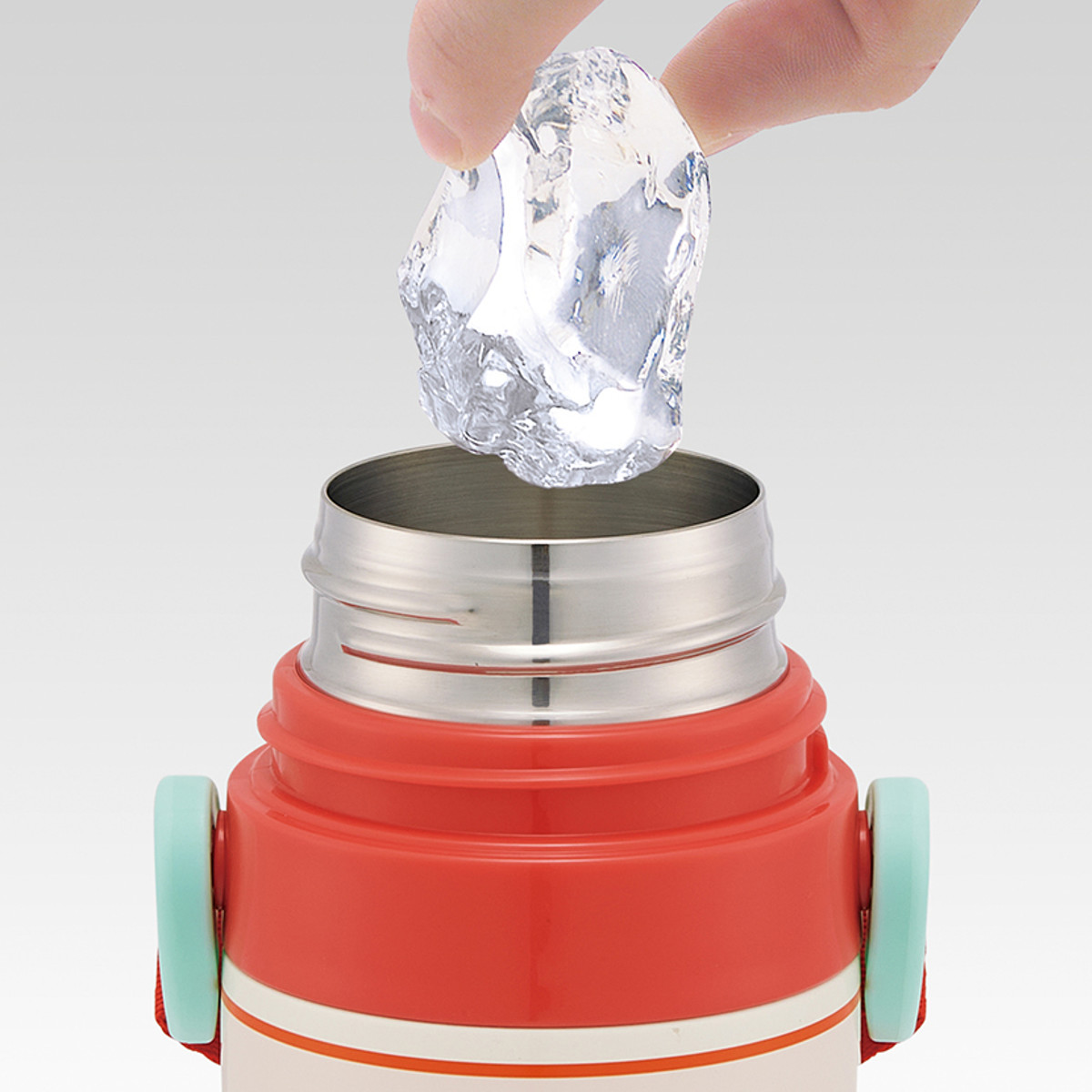 水筒 470ml 430ml 超軽量コンパクト2WAYステンレスボトル パンどろぼう ( 保冷 保温 直飲み コップ付き ワンプッシュ マグボトル コップ飲み 2way 子供用 すいとう ボトル キッズ ワンタッチ ステンレス 超軽量 軽量 )