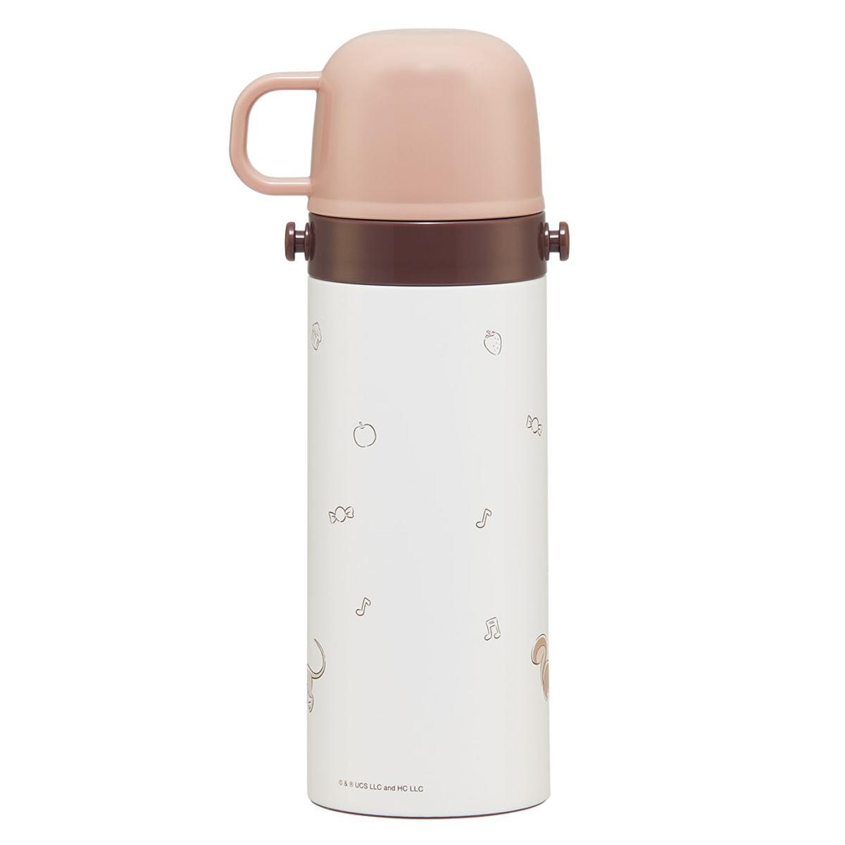 水筒 470ml 430ml 超軽量2WAYステンレスボトル おさるのジョージ25 ( 保冷 保温 直飲み コップ付き ワンプッシュ マグボトル コップ飲み 2way 子供用 すいとう ボトル キッズ ワンタッチ ステンレス 超軽量 軽量 )