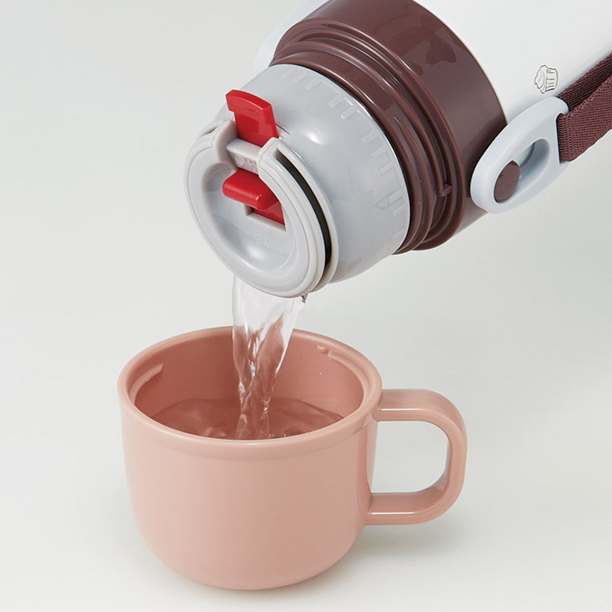 水筒 470ml 430ml 超軽量2WAYステンレスボトル おさるのジョージ25 ( 保冷 保温 直飲み コップ付き ワンプッシュ マグボトル コップ飲み 2way 子供用 すいとう ボトル キッズ ワンタッチ ステンレス 超軽量 軽量 )