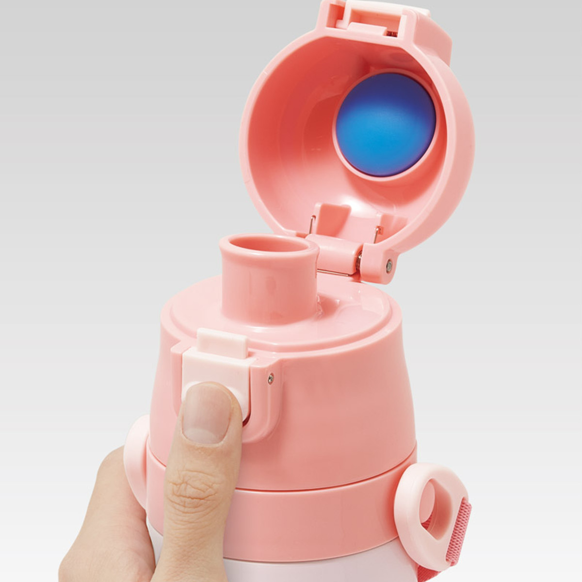 水筒 470ml 超軽量ダイレクトボトル キティビックリボン ( ハローキティ 保冷 軽量 直飲み ワンタッチ ステンレスボトル 子供用水筒 子供 直のみ 軽い 超軽量 ワンプッシュ ダイレクトボトル ダイレクト ボトル ステンレス )