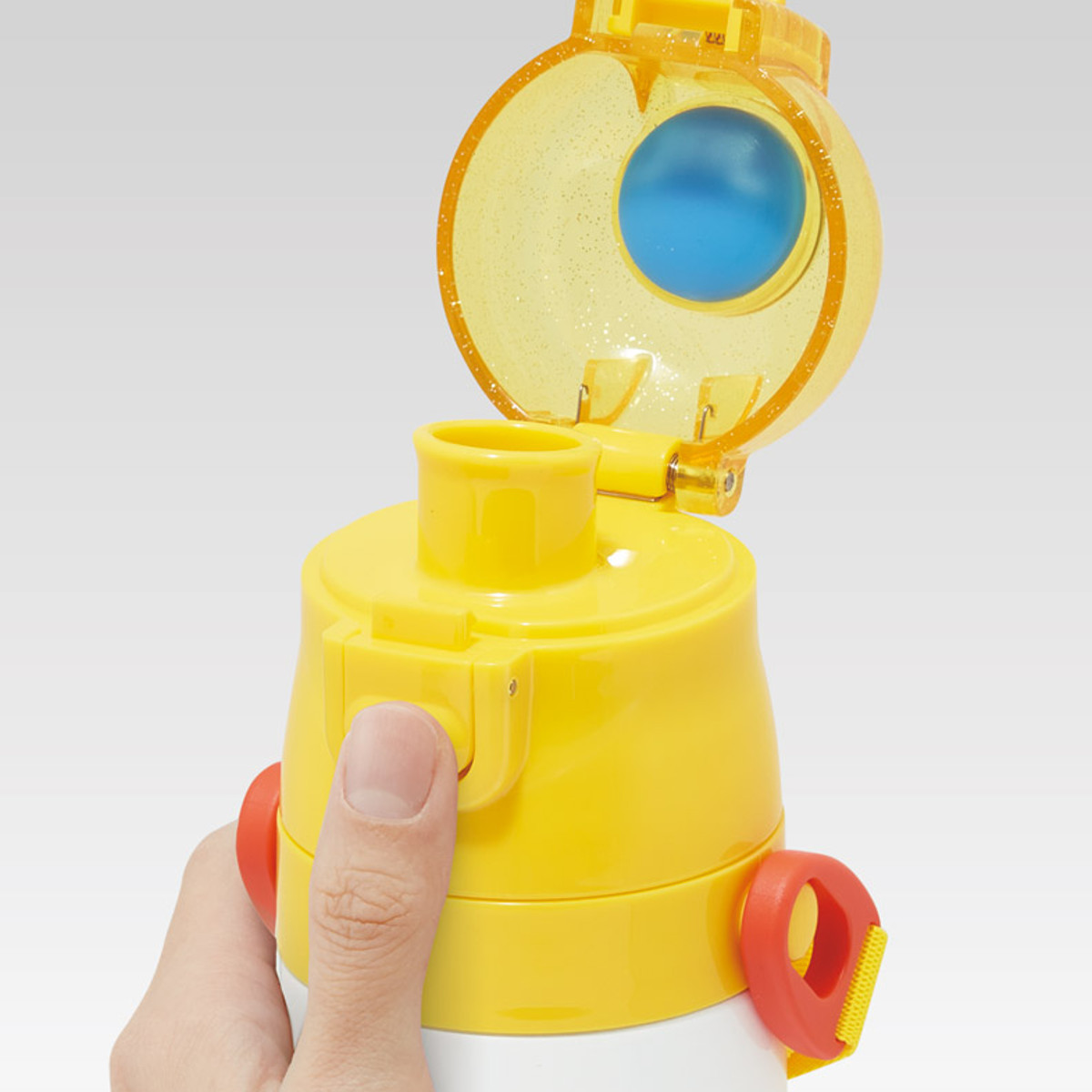 水筒 470ml 超軽量ダイレクトボトル Mr.Men ( 保冷 軽量 直飲み ワンタッチ ステンレスボトル 子供用水筒 子供 直のみ 軽い 超軽量 ワンプッシュ ダイレクトボトル ダイレクト ボトル ステンレス )