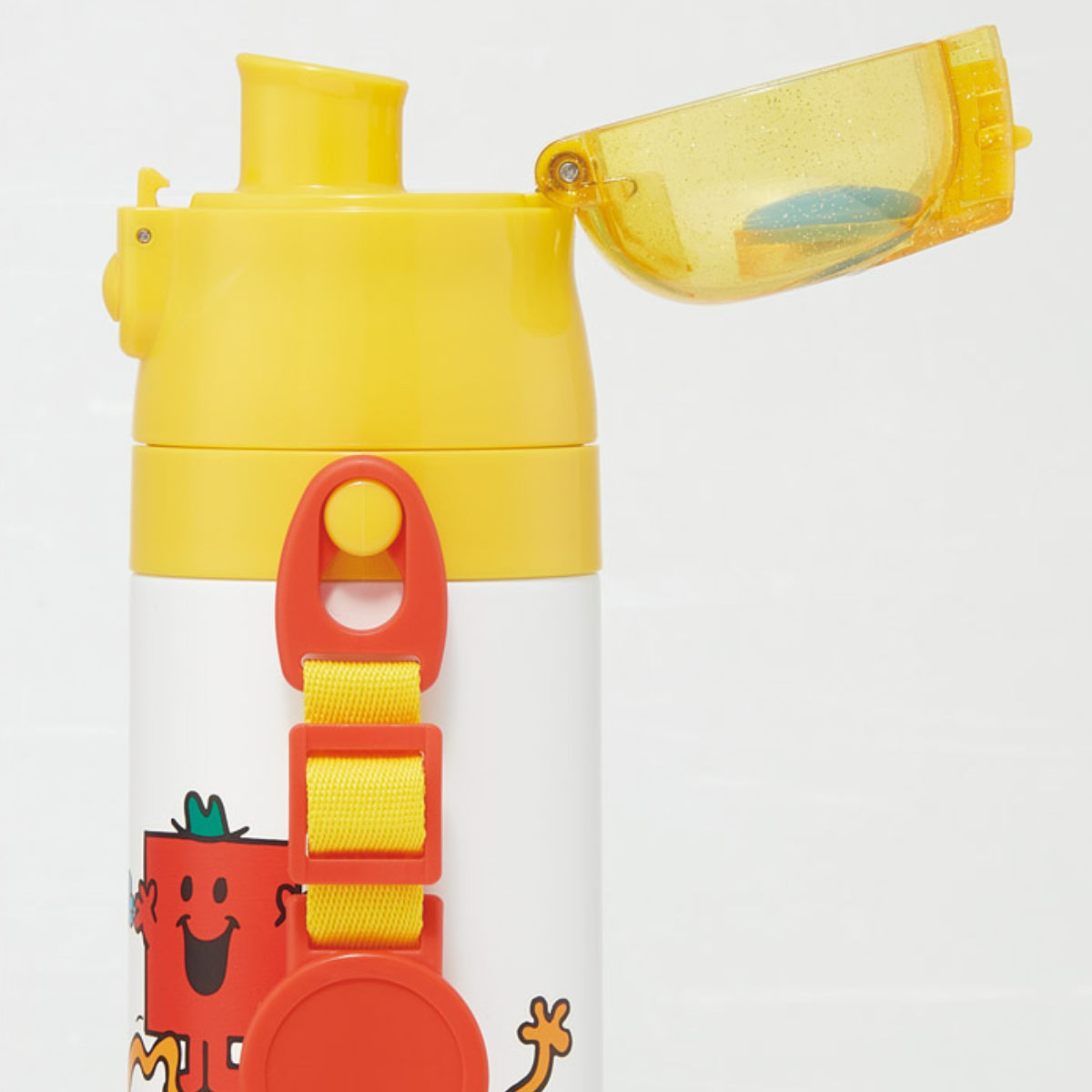 水筒 470ml 超軽量ダイレクトボトル Mr.Men ( 保冷 軽量 直飲み ワンタッチ ステンレスボトル 子供用水筒 子供 直のみ 軽い 超軽量 ワンプッシュ ダイレクトボトル ダイレクト ボトル ステンレス )